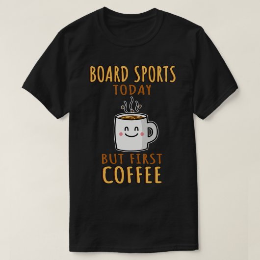 かわいいボードスポーツ Tシャツ (デザイン正面)