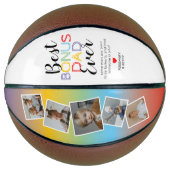 かわいいボーナスパパ父の日フォトバスケットボール バスケットボール (正面)