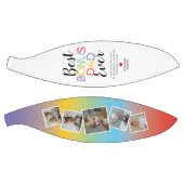 かわいいボーナスパパ父の日フォトバスケットボール バスケットボール (パネル)