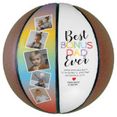 かわいいボーナスパパ父の日フォトバスケットボール バスケットボール (縦)