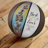 かわいいボーナスパパ父の日フォトバスケットボール バスケットボール