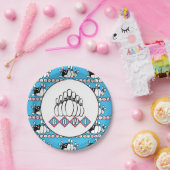 かわいいボーリングパーティー紙プレート ペーパープレート (パーティー)