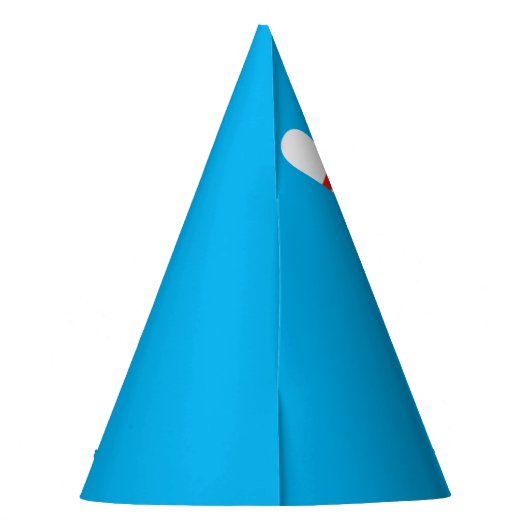 かわいいボーリング誕生日パーティー帽子とカスタム文字 パーティーハット (裏面)