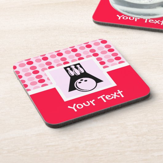 かわいいボーリング コースター (左側)