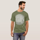 かわいいボールディスコ  面白いダンサー 70年代ダンス Tシャツ (正面フル)