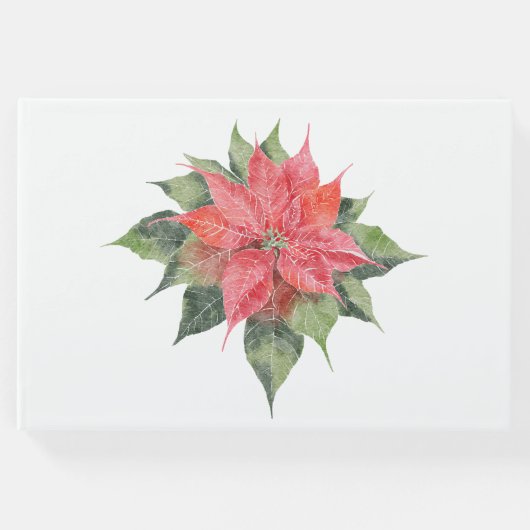 かわいいポインセチア ゲストブック (正面)
