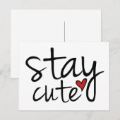 かわいいポストカードを使用 ポストカード (正面/裏面)