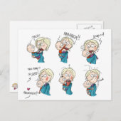 かわいいポストカード ポストカード (正面/裏面)