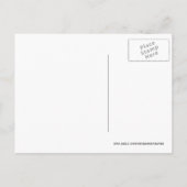 かわいいポストカードRSVP インビテーションポストカード (裏面)