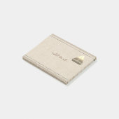 かわいいポスト金ゴールド帆船とスタイル ポストイット (アングル)