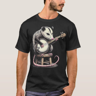 かわいいポッサムがバンジョーを演奏 Tシャツ