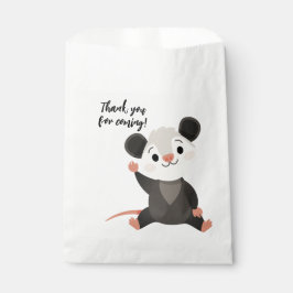 かわいいポッサムのサンクスギフト お越しいただきありがとう フェイバーバッグ