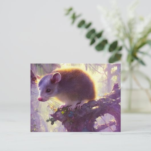 かわいいポッサムのポストカード ポストカード (スタンド正面)