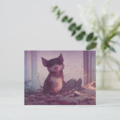 かわいいポッサムのポストカード ポストカード (スタンド正面)