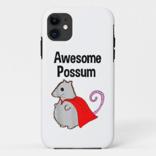 かわいいポッサムの面白いデザイン。動物好きのためのギフト iPhone 11 ケース