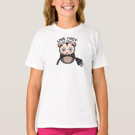 かわいいポッサム、はやく生きてゴミを食べろ Tシャツ