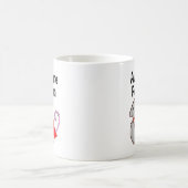 かわいいポッサム 面白い、かわいい。動物好き コーヒーマグカップ (中央)