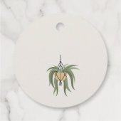 かわいいポット入り多肉植物 ブライダルシャワー フェイバータグ (裏面)