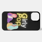 かわいいポップな電話 iPhoneケース (裏面横)