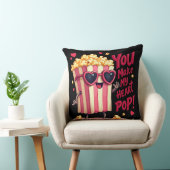 かわいいポップコーンのバレンタイン私のハートポップ・アートの! クッション (椅子)