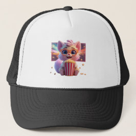 かわいいポップコーンキティハット キャップ