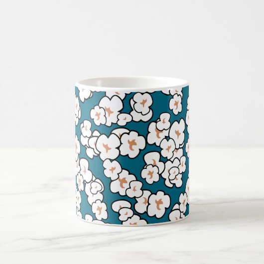 かわいいポップコーンコーヒーマグ コーヒーマグカップ (中央)