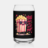 かわいいポップコーンバレンタイン！あなたが私のハートをポップさせる！ ガラス缶 (裏面)