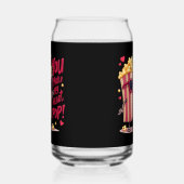 かわいいポップコーンバレンタイン！あなたが私のハートをポップさせる！ ガラス缶 (左)