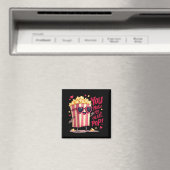 かわいいポップコーンバレンタイン あなたが私のハートをポップさせる！ マグネット (インサイチュ (食洗機))