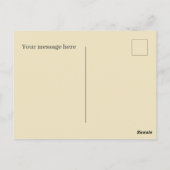 かわいいポップコーン愛好家にメッセージを追加 ポストカード (裏面)