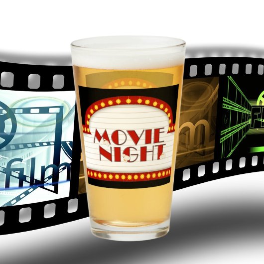 かわいいポップコーン映画のナイトグラス タンブラーグラス