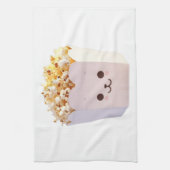 かわいいポップコーン キッチンタオル (縦)