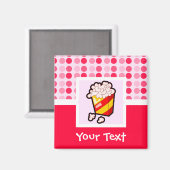 かわいいポップコーン マグネット (正面/裏面)