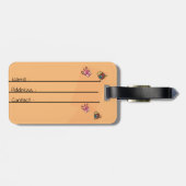 かわいいポップコーン ラゲッジタグ (裏面横)