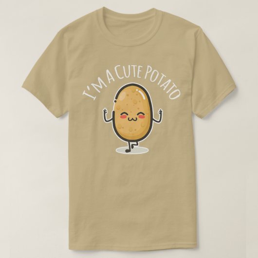 かわいいポテトスパッド Tシャツ (デザイン正面)
