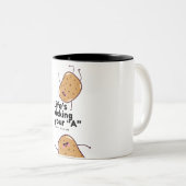 かわいいポテトマグ ツートーンマグカップ (正面右)