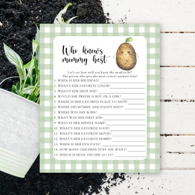 かわいいポテト – 誰がママを知っ最高のている (クリエイターアップロード済み)