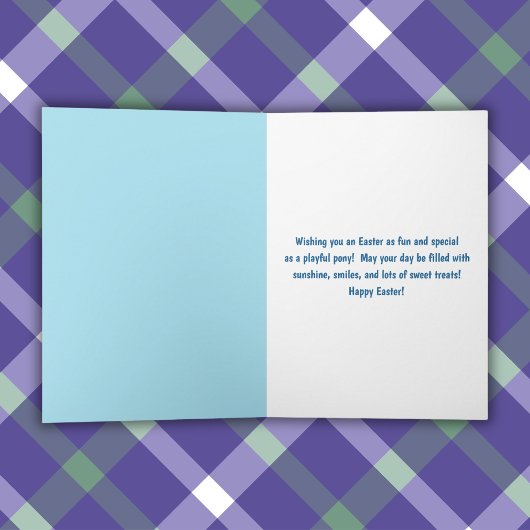かわいいポニーエッグ狩り – ホースイースター シーズンカード