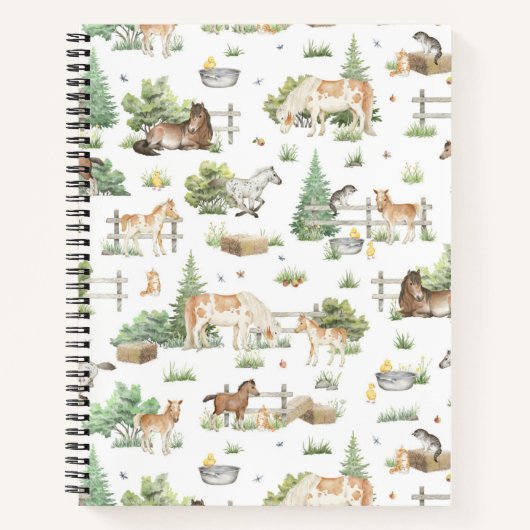 かわいいポニー ノートブック (正面)