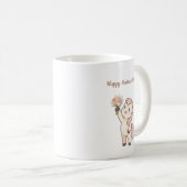 かわいいポニー 母の日 コーヒーマグカップ (正面右)