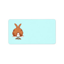 かわいいポピンバニーお尻©サンディロングラベル