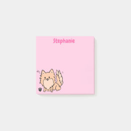 かわいいポムピンク ポストイット