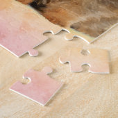 かわいいポメラニア犬のドイツのスピッツの子犬 ジグソーパズル (側面)