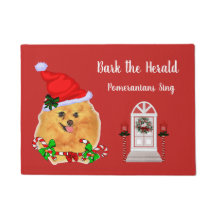 かわいいポメラニア犬サンタクリスマス
