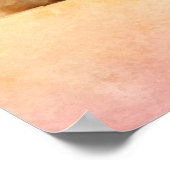 かわいいポメラニア犬ドイツスピッツパピーズ ポスター (角)