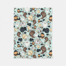 かわいいポメラニア犬ブランケット、小