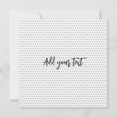 かわいいポメラニア犬子犬ベーブブレイブ引用文 招待状 (裏面)