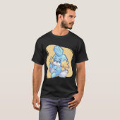 かわいいポークヒトデの泥モンスター Tシャツ (正面フル)