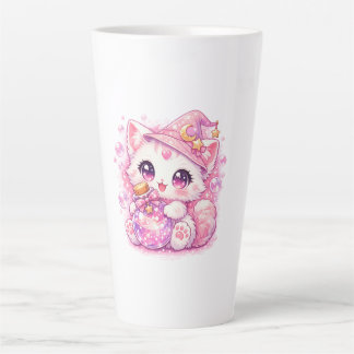 かわいいポーション魔法使い子猫 カフェラテマグ