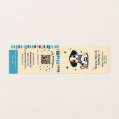 かわいいポーズディライトドッググルーミング割引 名刺 (外部フラット)